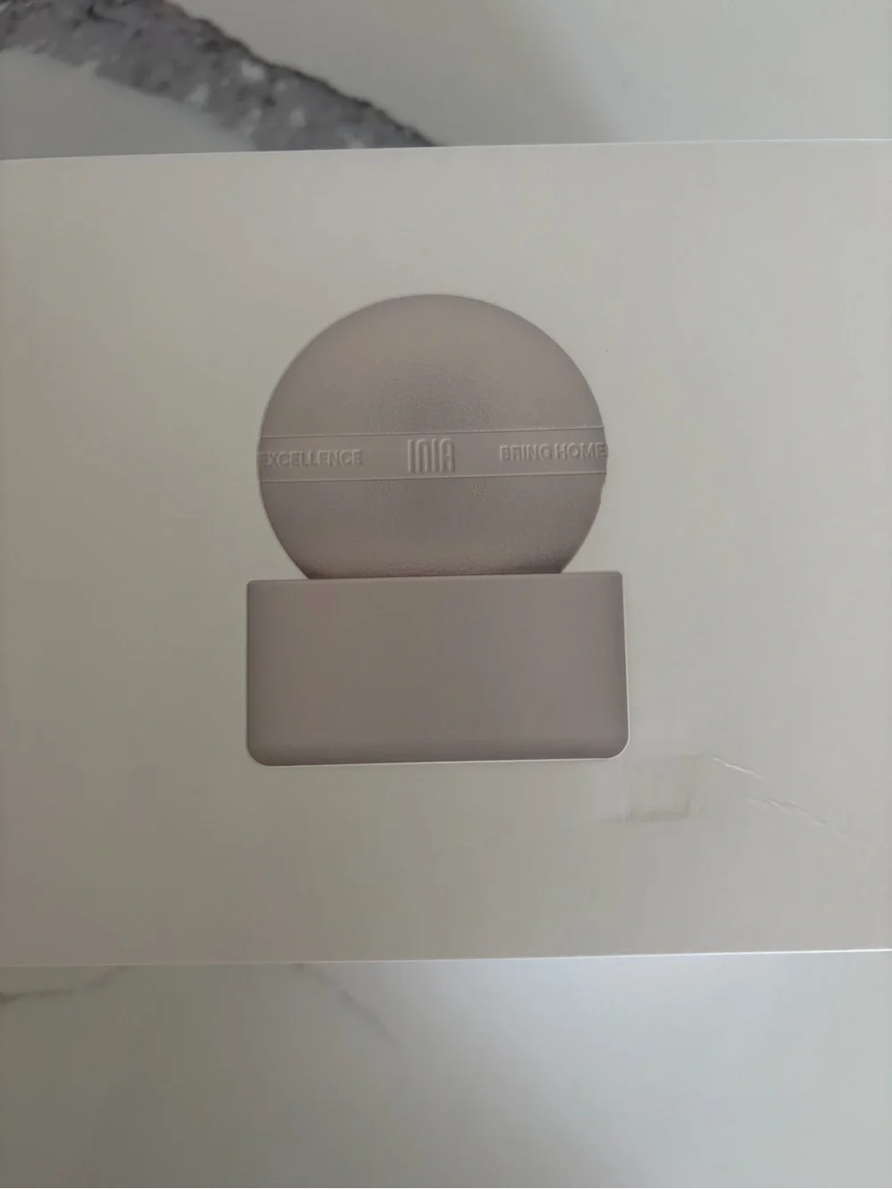 INIA Sphere LED Facial Therapy Device - Gold + White (brand new in box)